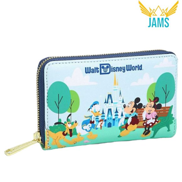Loungefly Handbags - Loungefly Disney Walt Disney World 50th Anniversary Mickey & Friends Wallet New